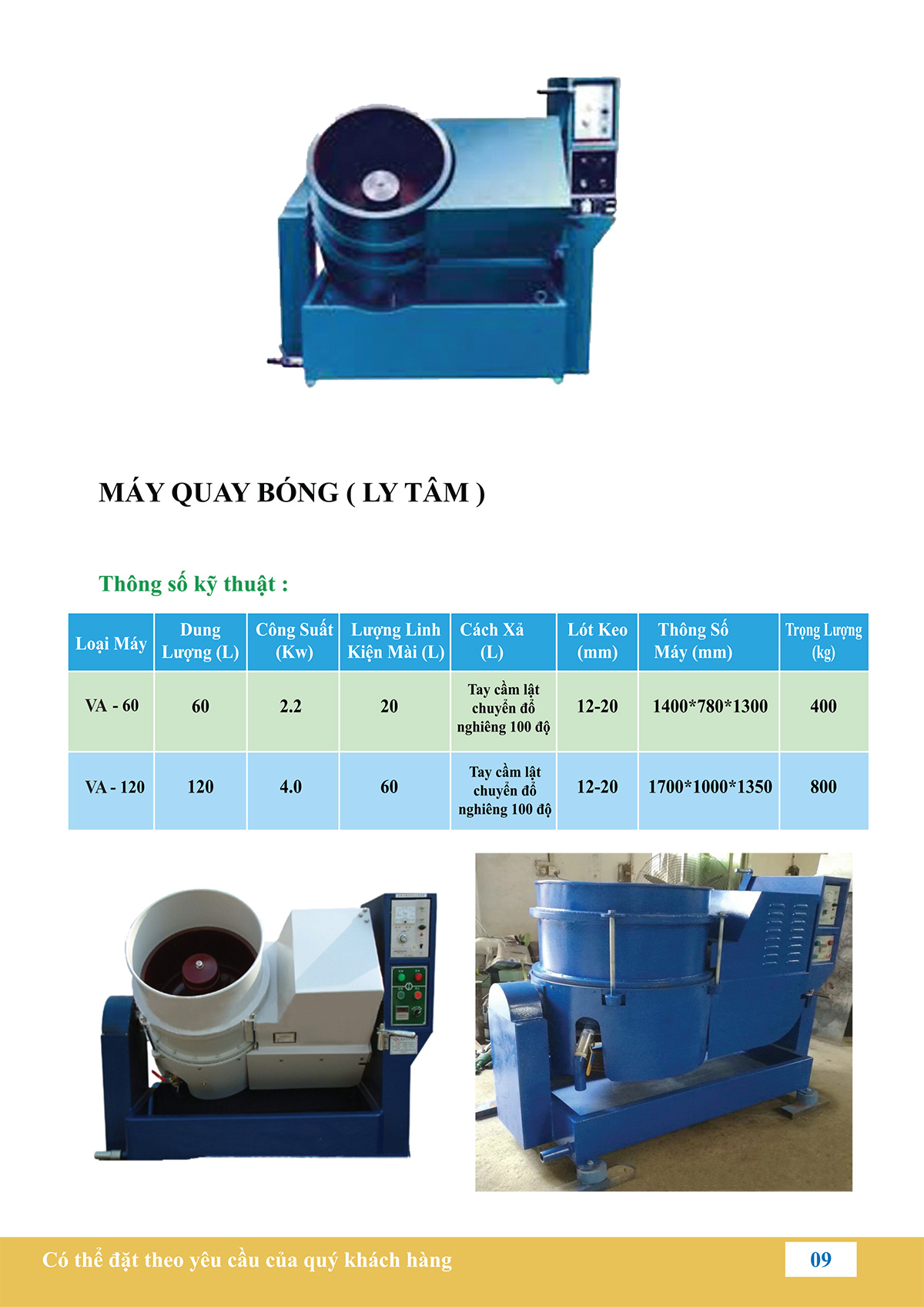 máy đánh bóng ly tâm bắc ninh
